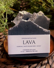 Load image into Gallery viewer, LAVA Men's Detoxifying Charcoal Body Bar