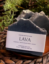 Load image into Gallery viewer, LAVA Men's Detoxifying Charcoal Body Bar