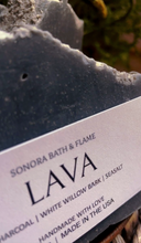 Load image into Gallery viewer, LAVA Men's Detoxifying Charcoal Body Bar