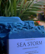 Load image into Gallery viewer, SEA STORM Body Bar -  Cambrian Blue Clay + Sea Salt