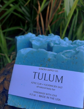 Load image into Gallery viewer, TULUM Body Bar -  Aztec Clay + Yucatan Sea Salt