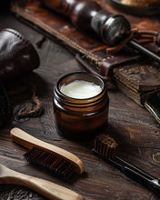 Load image into Gallery viewer, 3 PIECE BEARD CARE SET - Beard Oil + Balm + Dark Walnut Boar Bristle Beard Brush