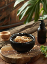 Load image into Gallery viewer, SANDALO Sandalwood + Shea Butter + Turmeric + Vitamin E Men's Body Scrub