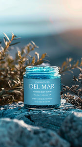 DEL MAR Blue Clay + Colima Sea Salt Mens Body Scrub