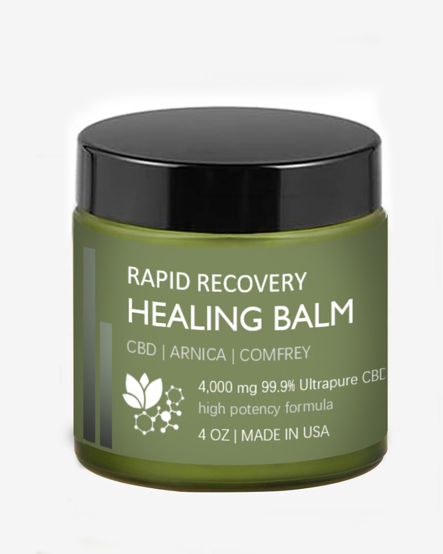 RAPID RECOVERY Muscle & Joint Balm - CBD + Arnica + Comfrey Ultrastrong Formula