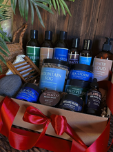 Load image into Gallery viewer, MEN&#39;S BIRTHDAY GIFT BASKETS - The Ultimate Men&#39;s Bath &amp; Body Gift Basket
