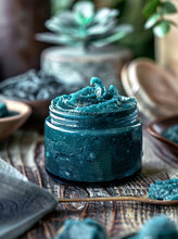 Load image into Gallery viewer, RIVERWOOD Blue Clay + Willow Bark Mens Body Scrub
