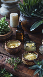 Desert Salve -  Ultrasoothing Skin Balm for Eczema, Psoriasis, Dermatitis, Skin Inflammation, Burns, Boils, and Skin Irritations, 8 Powerful Wound-Healing Herbs and Botanical Extracts