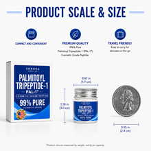 Load image into Gallery viewer, Palmitoyl Tripeptide-1 (PAL-1) Powder - 99% Purity - High Quality Premium Raw Bulk Cosmetic Grade

