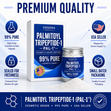Load image into Gallery viewer, Palmitoyl Tripeptide-1 (PAL-1) Powder - 99% Purity - High Quality Premium Raw Bulk Cosmetic Grade
