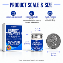 Load image into Gallery viewer, Palmitoyl Tetrapeptide-7 (PAL-7) Powder - 99% Purity - High Quality Premium Raw Bulk Cosmetic Grade
