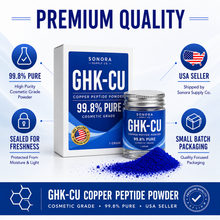 Load image into Gallery viewer, GHK-Cu Powder - 99.8% Purity - High Quality Premium GHK-CU
