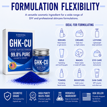 Load image into Gallery viewer, GHK-Cu Powder - 99.8% Purity - High Quality Premium GHK-CU
